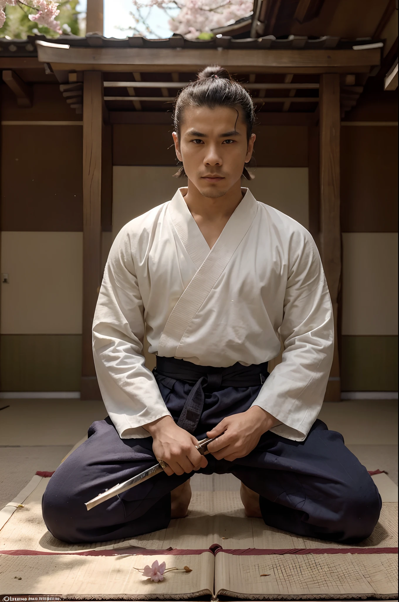 I want to tie a Japanese man's hands behind his back
