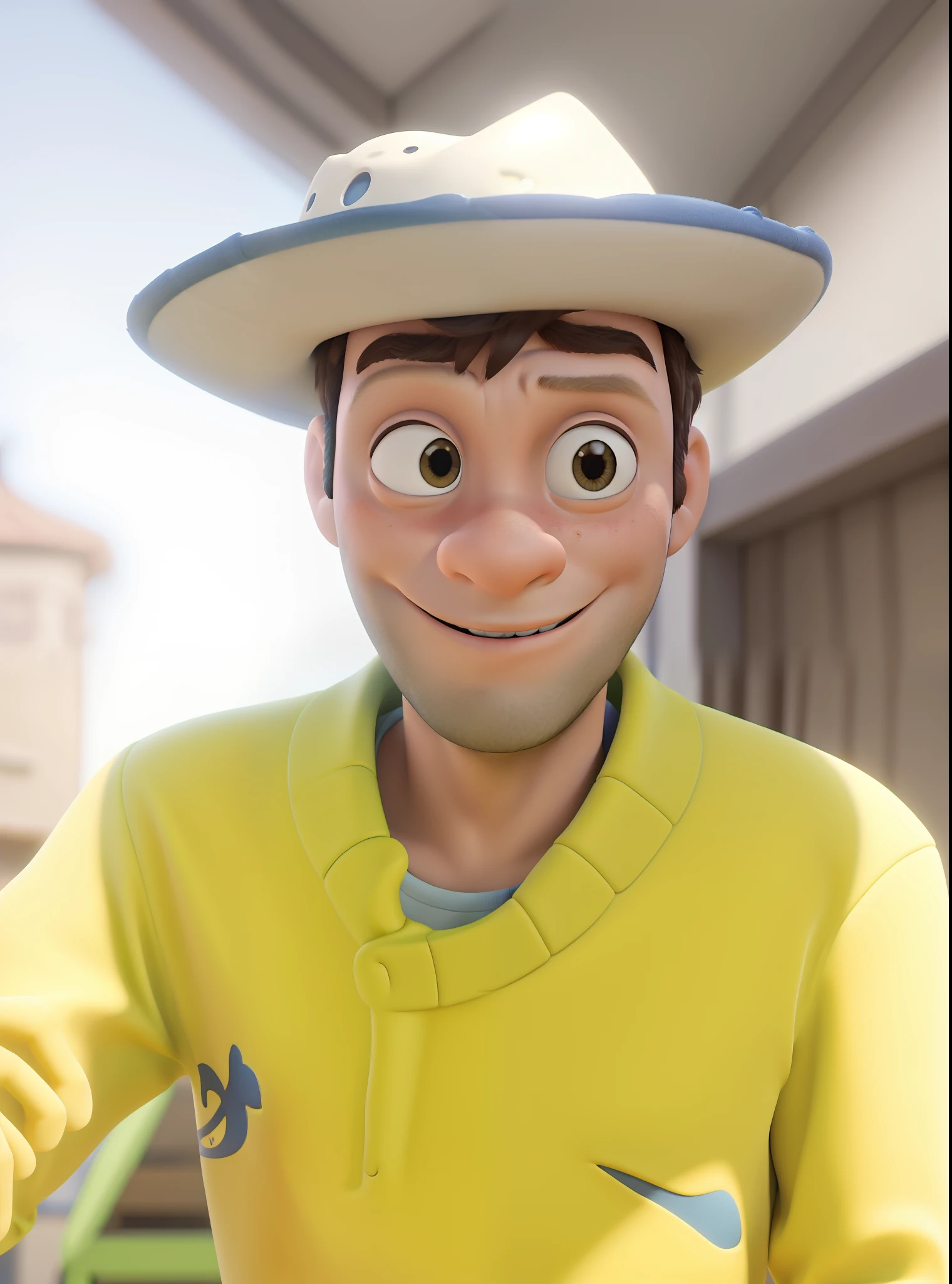 Obra-prima, de melhor qualidade, Boy with pixar style 3d animation