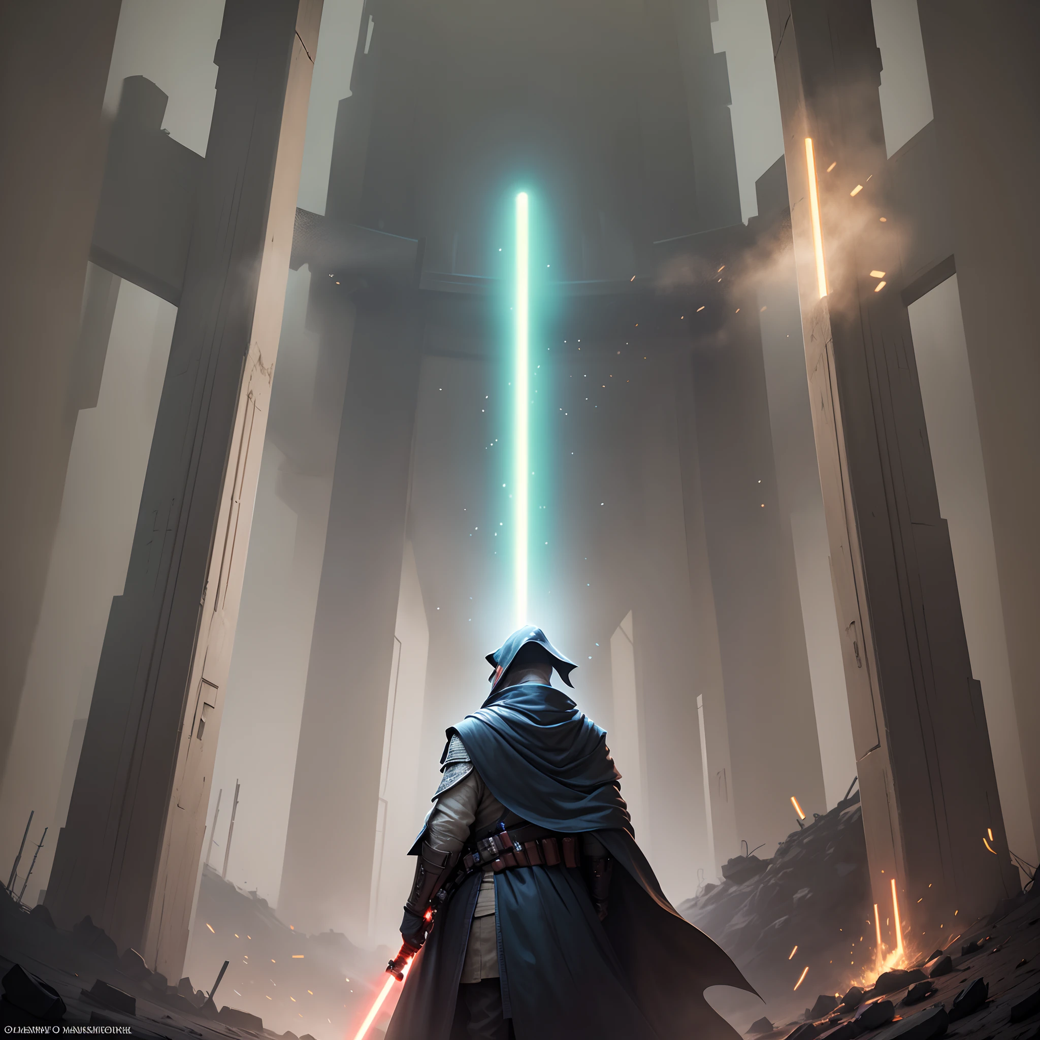 Sith Lord in the moments leading up to a fierce and consequential battle. Explore the character's internal thoughts, emotions, and the ritualistic preparations they undertake to harness the dark side of the Force. Detail the dark energy crackling around them, the ominous glow of their lightsaber, and the imposing attire that signifies their allegiance to the Sith. Capture the anticipation, the strategic mindset, and any unique rituals or pre-battle traditions that showcase the Sith Lord's commitment to the impending conflict. Highlight the surroundings, whether it be a darkened chamber, a barren landscape, or a foreboding battlefield, setting the stage for the impending clash between the forces of darkness and their adversaries --auto --s2