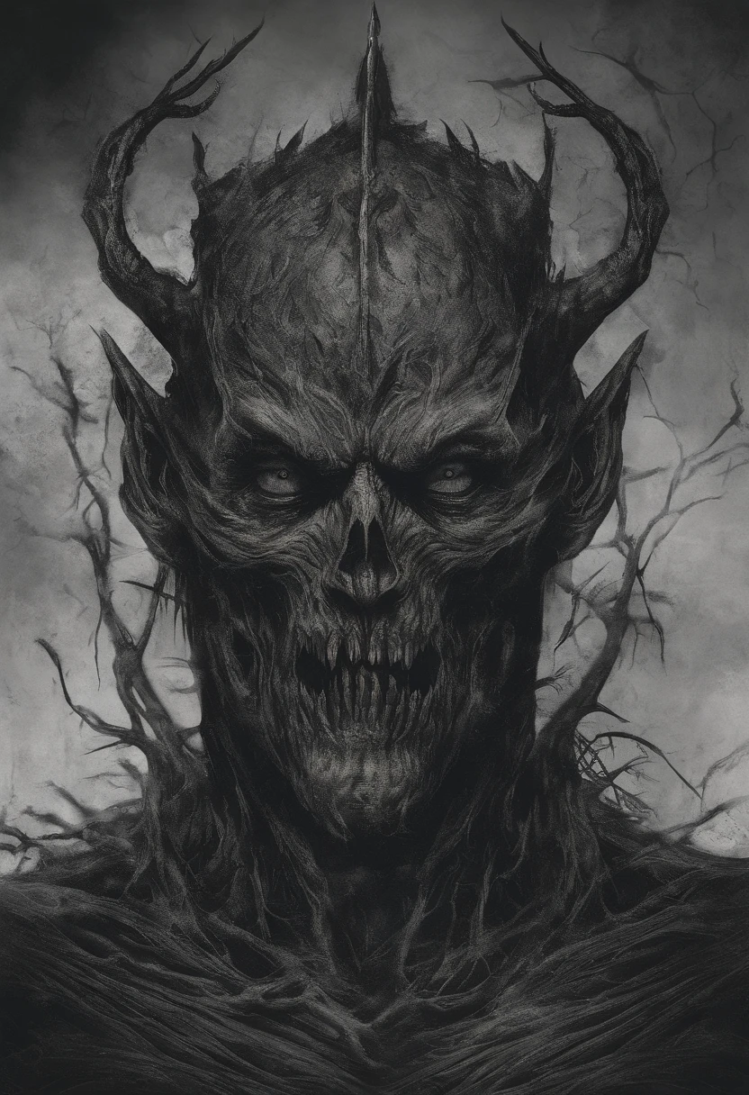 an eerie, monster-like hand with each finger bearing its own sinister face, set against a dark backdrop. The camera hones in on the hand, capturing its terrifying details and creating a sense of unease.
