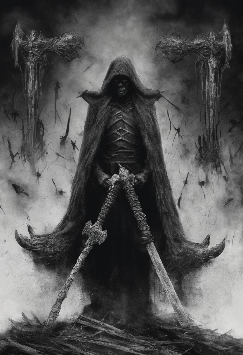 Man with two divine axes