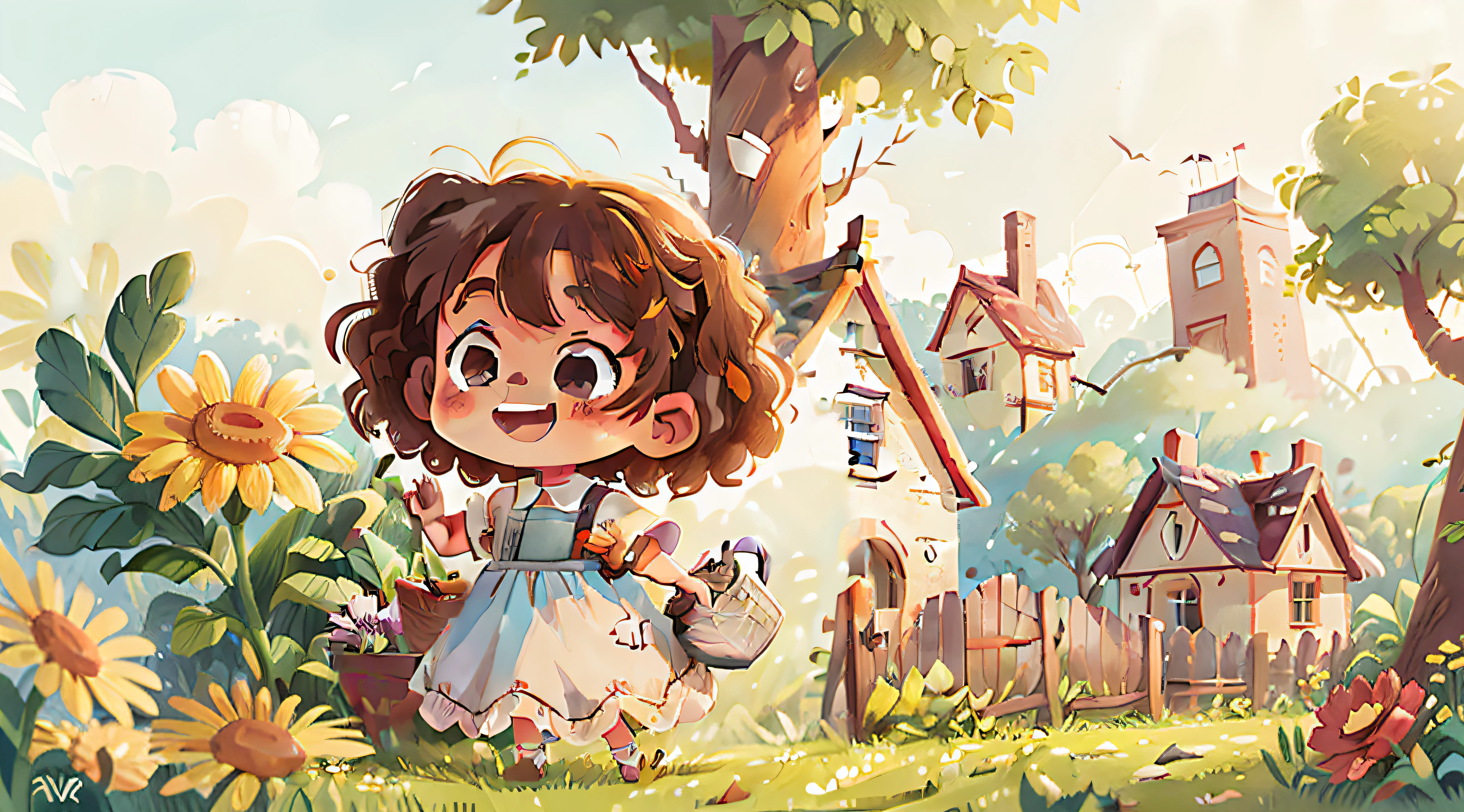 redraw with a flower