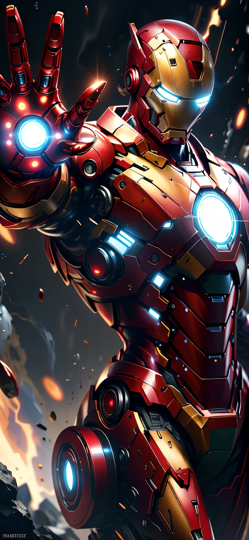 Ironman da marvel com uniforme totalmente branco