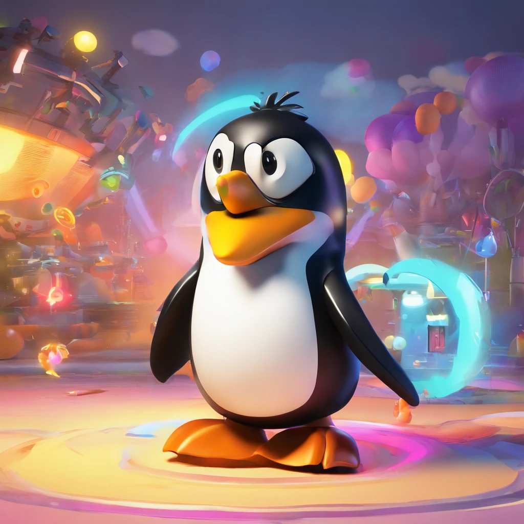 Imagine an animated avatar featuring a quirky and unique character – the Nuke Penguin. Envision a penguin with a distinct personality, dressed in futuristic, radiation-resistant gear with a touch of playful and explosive elements.
Focus on micro-details, bringing out the animated nuances of the Nuke Penguin's expression. Highlight the mischievous glint in its eyes and the anticipation in its stance as it embodies the fusion of cute and explosive.
Animate the penguin's movements, adding dynamic elements like a waddle that exudes confidence and a slightly exaggerated reaction to emphasize its explosive nature. Incorporate small details such as the fluttering of its feathers or the glow of a tiny nuclear symbol on its outfit.
Consider the background – perhaps a nuclear-themed landscape or a futuristic setting that complements the Nuke Penguin's explosive character. Infuse vibrant colors and dynamic lighting to enhance the animated avatar's overall visual impact.
This detailed prompt aims to inspire the creation of a lively and engaging animated avatar featuring the Nuke Penguin, where micro-details and playful animations bring this unique character to life in a whimsical and explosive manner.