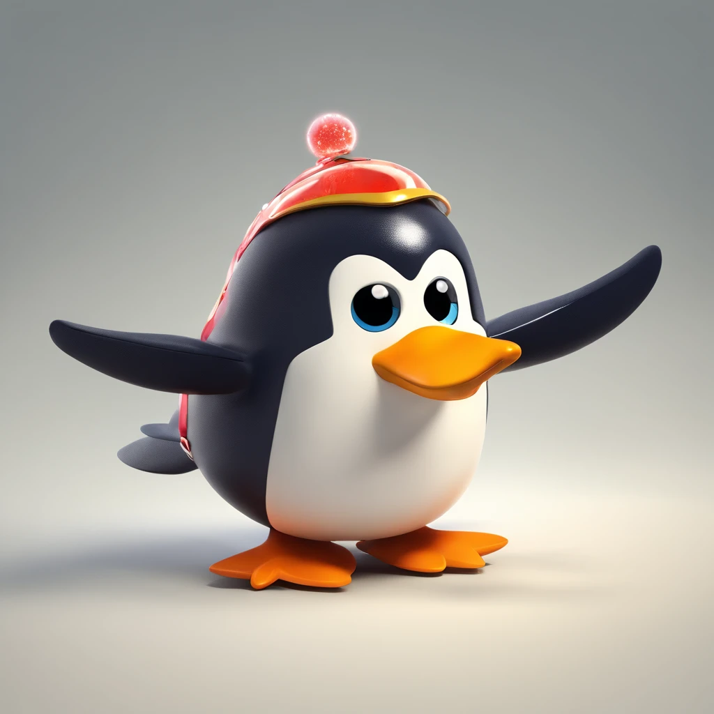 Imagine an animated avatar featuring a quirky and unique character – the Nuke Penguin. Envision a penguin with a distinct personality, dressed in futuristic, radiation-resistant gear with a touch of playful and explosive elements.
Focus on micro-details, bringing out the animated nuances of the Nuke Penguin's expression. Highlight the mischievous glint in its eyes and the anticipation in its stance as it embodies the fusion of cute and explosive.
Animate the penguin's movements, adding dynamic elements like a waddle that exudes confidence and a slightly exaggerated reaction to emphasize its explosive nature. Incorporate small details such as the fluttering of its feathers or the glow of a tiny nuclear symbol on its outfit.
Consider the background – perhaps a nuclear-themed landscape or a futuristic setting that complements the Nuke Penguin's explosive character. Infuse vibrant colors and dynamic lighting to enhance the animated avatar's overall visual impact.
This detailed prompt aims to inspire the creation of a lively and engaging animated avatar featuring the Nuke Penguin, where micro-details and playful animations bring this unique character to life in a whimsical and explosive manner.