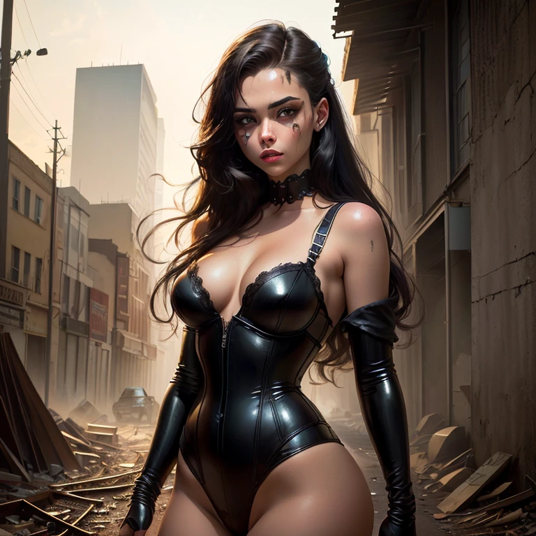 sexy wild-dark long hair cute pornstar teen x-23 wolverine claws out, sexy micro-bikini, hi-tech metallic circular "x-men" belt buckle, gold thong latex cameltoe panties with black belt accents
walking in debris rubble from collapsed building,
gold x-men wolverine micro-bikini costume
gold latex turtleneck halter top

sexy iconic superheroine action poses, 
dark pornstar eyeliner mascara and eyeshadow make-up
oiled sweaty, hair blowing wildly in the wind
