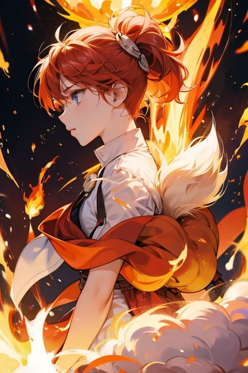 human fire Vulpix