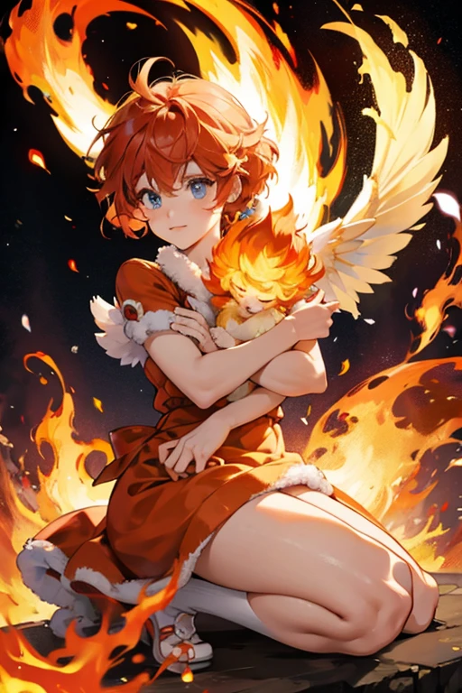 human fire Vulpix