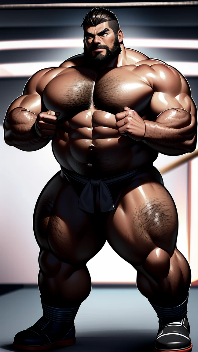 solo person,male people,Muscle wrestler,musculous,Stout wrestler,Asian people,jpn,uncle,60-year-old middle-aged man,Short hair,short detailed hair,Wrestling boots,Full body like,Panorama Figures,WWE rings,WWE American professional wrestling,spotlight lights,shadowing,visions,Briefs,fatness,age 55,,Middle aged,Tattooed with,Fingerless gloves,Wheat-colored skin,Oily skin,dark-skin,Show off your pectorals,Sumo wrestler,body builder,Wide sideburns,Pronounced abs,ssmile,The beard is gray,Gray hair,(Full body like:3),Fine hands,