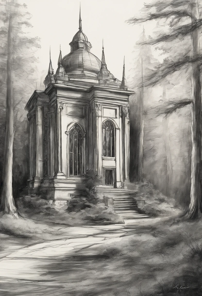 Rough charcoal sketch on old paper, Enchanted Magical Library, in the middle of the forest,Large
beautiful Library, with huge golden glowing doors
Clean line art,+Expressive lines,Paint in an expressive sketch style, hatching, Black and white sketch, hand painted, Rough charcoal sketch on old paper Enchanted Magical Library, in the middle of the forest, Clean line art,+Expressive lines,Paint in an expressive sketch style, hatching, Black and white sketch, hand painted, sketching, Linear style::Sketch note style sketch, Linear style::Sketch annotation style