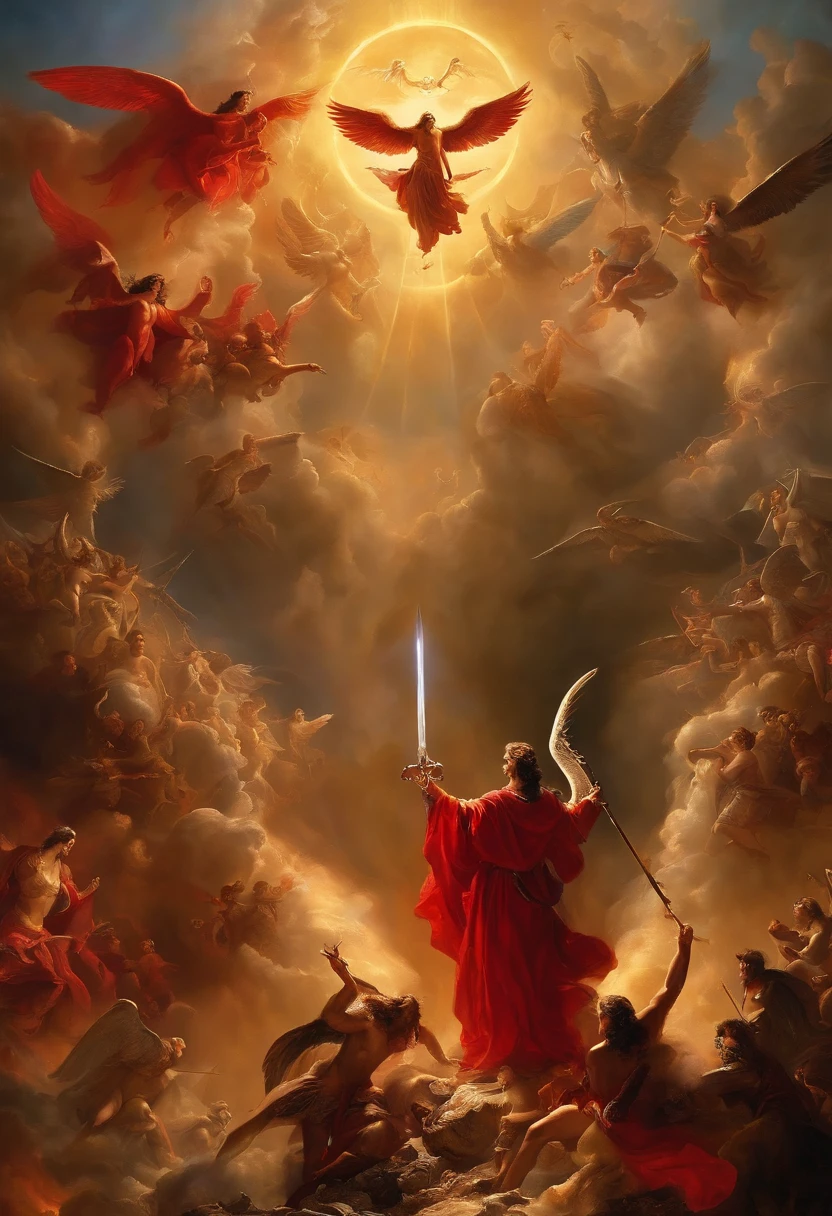 The Battle Between God and Satan、Deities、archangel、Angels and Satan、Diabolical、Lucifer