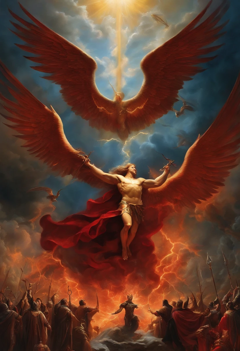 The Battle Between God and Satan、Deities、archangel、Angels and Satan、Diabolical、Lucifer