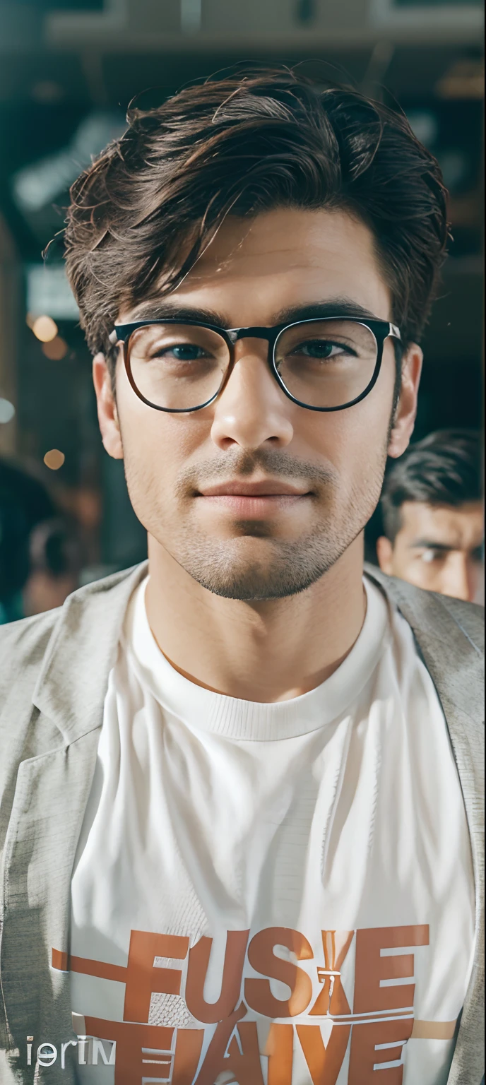 Make Smart,Handsome, Realistic Face,Wearing suite