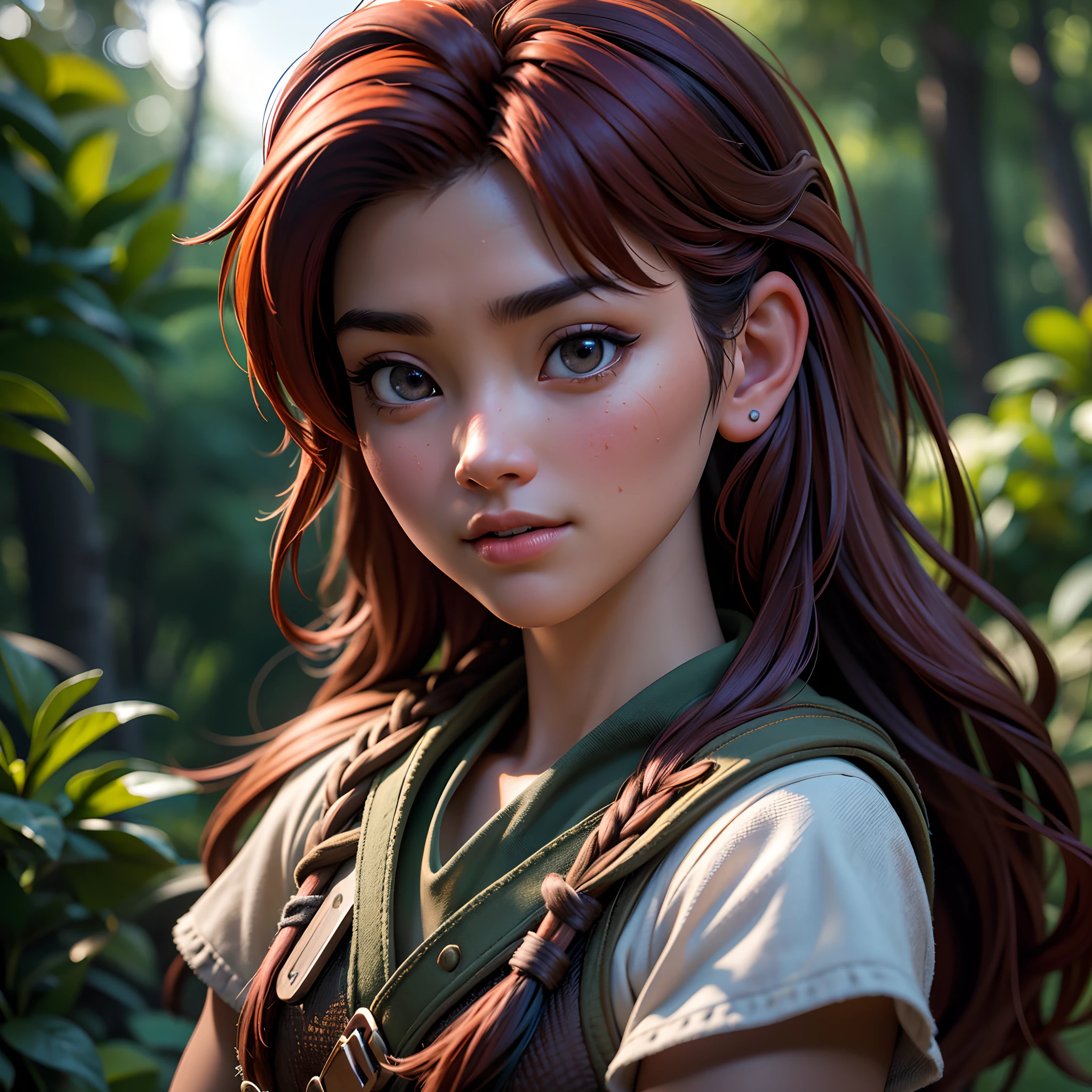 photo of aloy, fullbody photo, masterpiece, (((highres, photorealistic, best quality, perfect lighting))), adult, mature, female, 1girl, 8k, realistic, photo-realistic, ultra-detailed, (portrait photo of aloy in forest, masterpiece, best quality, highest quality, cinematic lighting, (volumetric lighting), extremely detailed CG unity 8k wallpaper, focused, 8k wallpaper, 4k wallpaper, extremely detailed, ultra realistic, photorealistic, sharp focus, HDR, (high contrast), photograph, detailed and intricate, instagram, portrait, highly detailed, sharp focus, illustration, cinematic lighting)