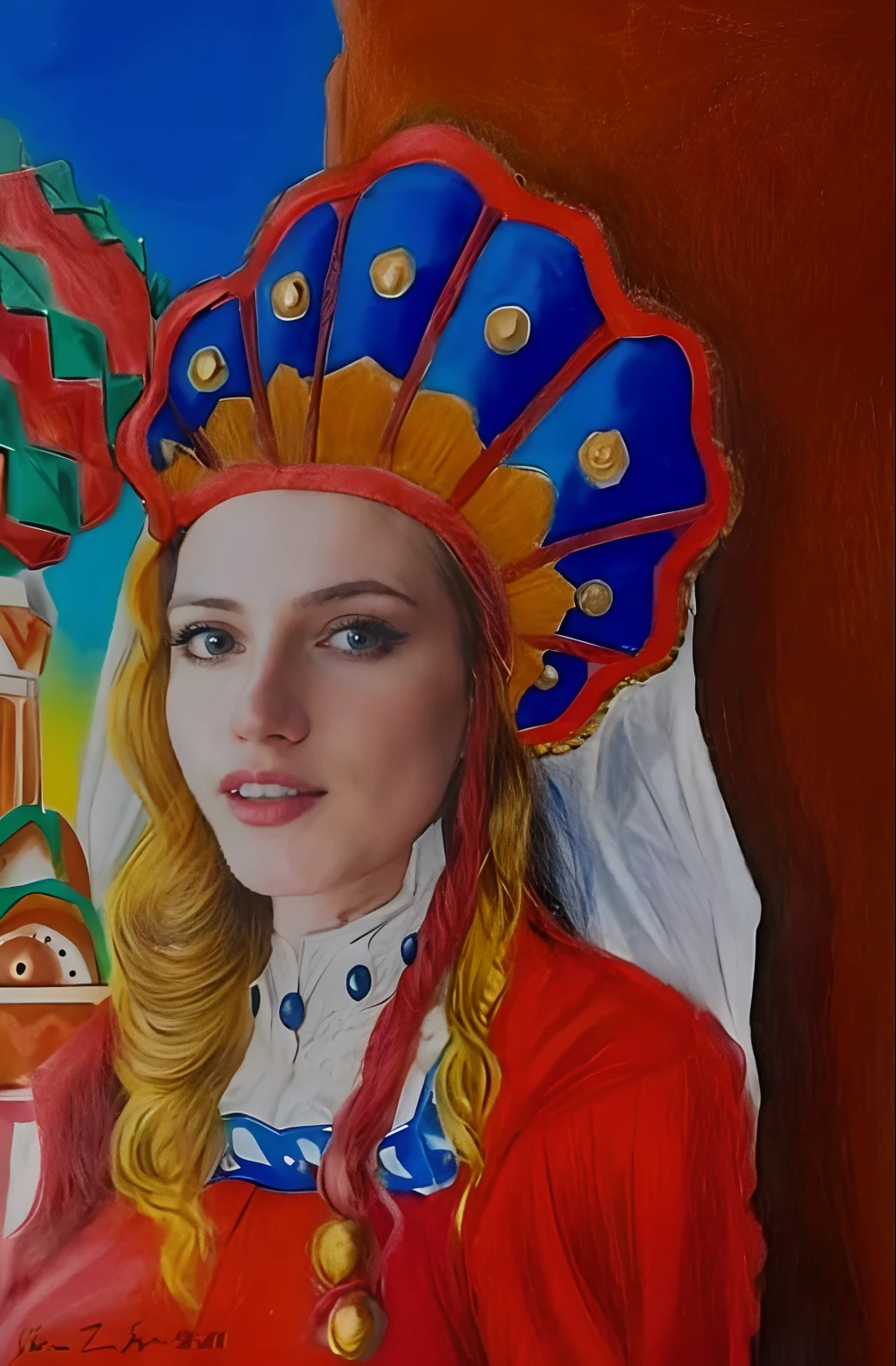 Hiper-realista mulher linda 16k