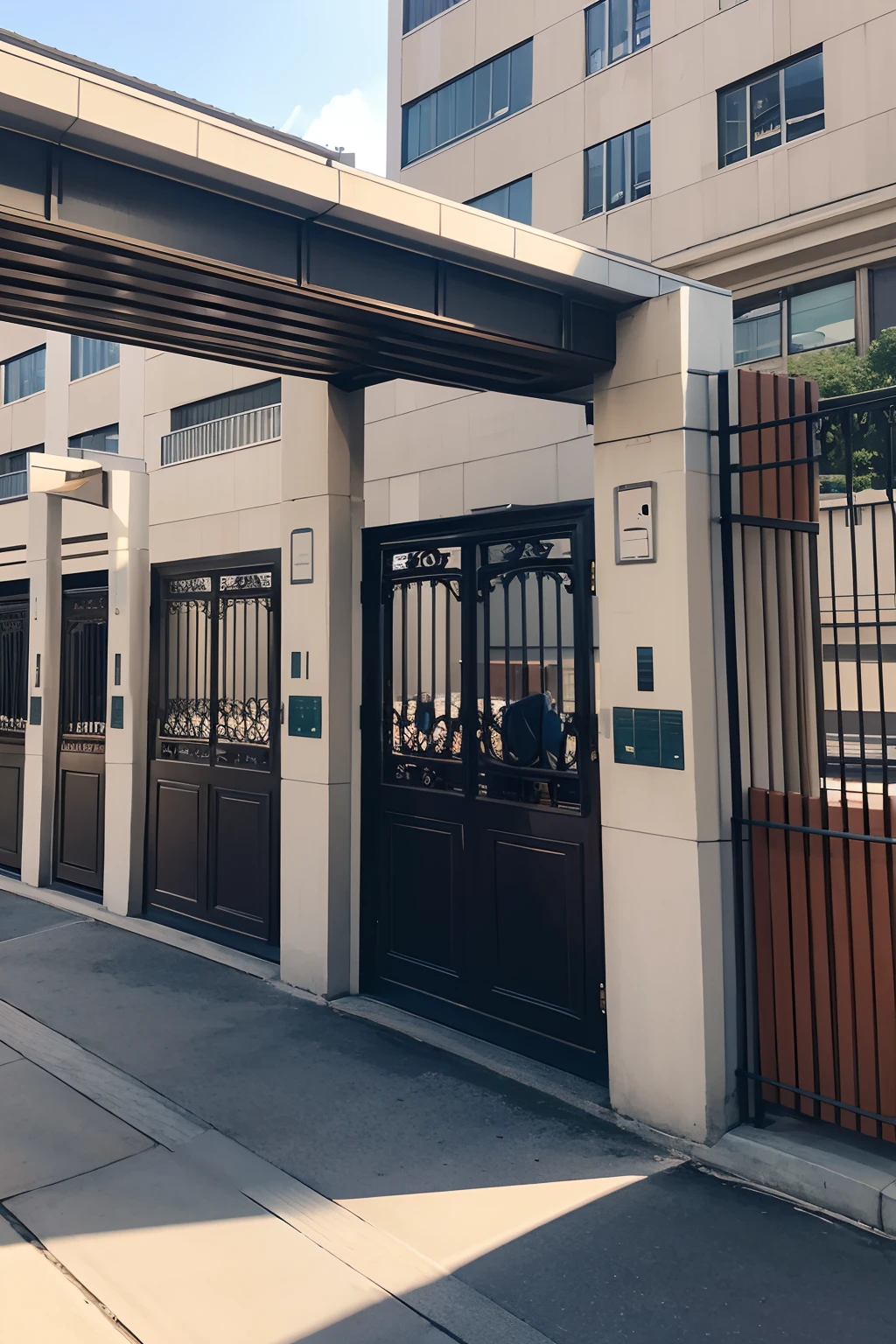 University School Gates,libraryai,Teaching buildings