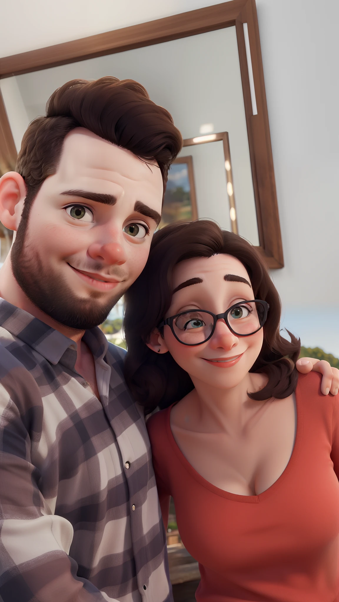 Obra-prima, de melhor qualidade, a couple who love each other very much, Carlos and Leticia
