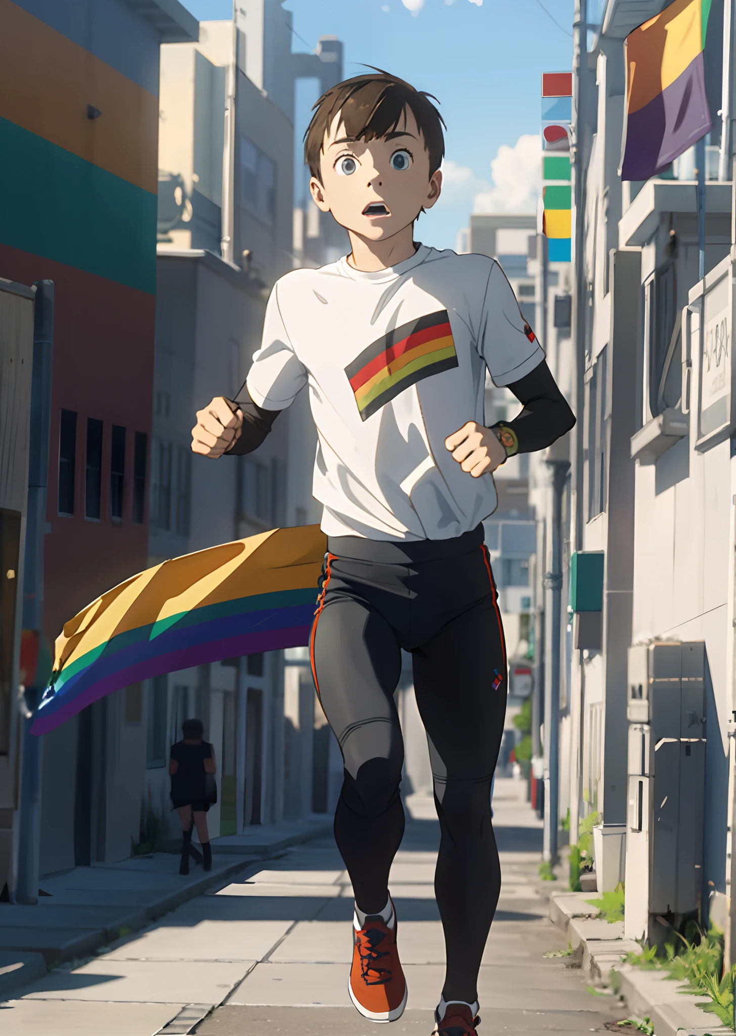 Will byers running from gay flag