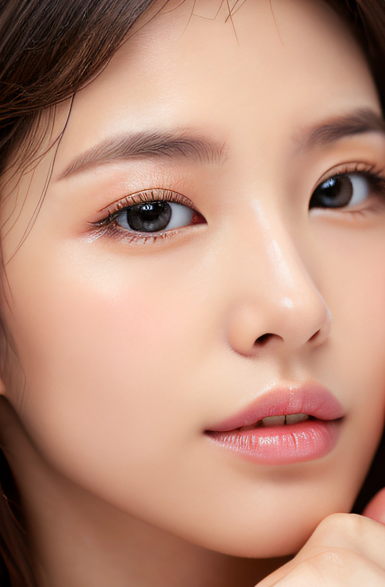 Stretched eyebrows、unevenness、Hair growth