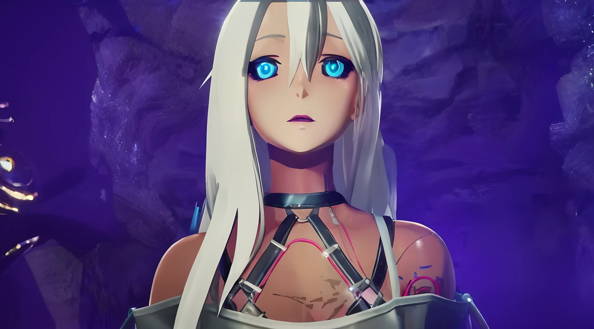 White hair