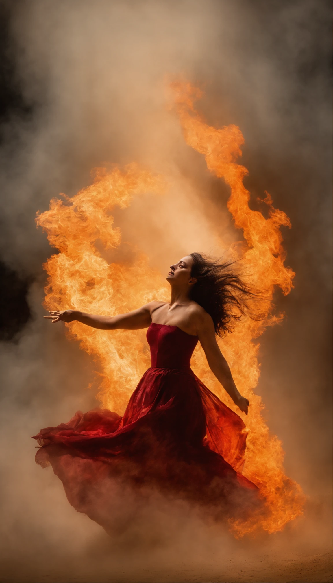 Muchacha ADOLECENTE jugando con fuego, Arda con intensidad, brasas incandescentes, humo arremolinado, Hypnotic action, cabello rojo que fluye, chispas volando, Fearless expression, fondo oscuro, intense illumination, fiery atmosphere, dynamicposes, Belleza peligrosa, Fascinating energy, Burning Passion, Suspenso emocionante, calor intenso, Llama abrasadora, dramatic contrast, Velo ahumado, resplandor ardiente, Danza encantadora, Fuerte presencia, Sombras intermitentes, Obras de arte ardientes, colores vibrantes, Infero ardiente, Hypnotic Flame, Aventura atrevida, Sus ojos brillaban con una luz resplandeciente, Olas de calor, Caen brasas incandescentes, Rendimiento estimulante, Chispas ardientes en la noche, Adrenalina, Calor radiante, Awesome show, Intensidad bruta, A burning passion is unleashed, NSFW