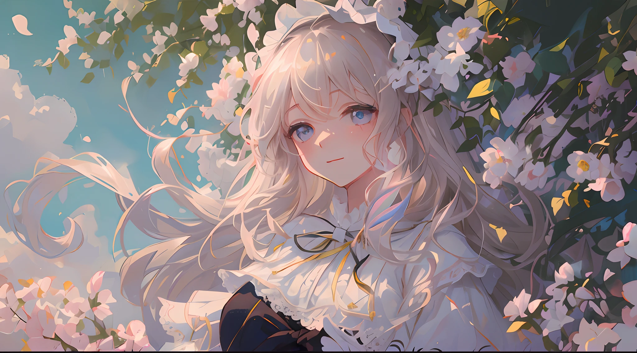 Lolita Young Beautiful Face for Illustration, Luz real,