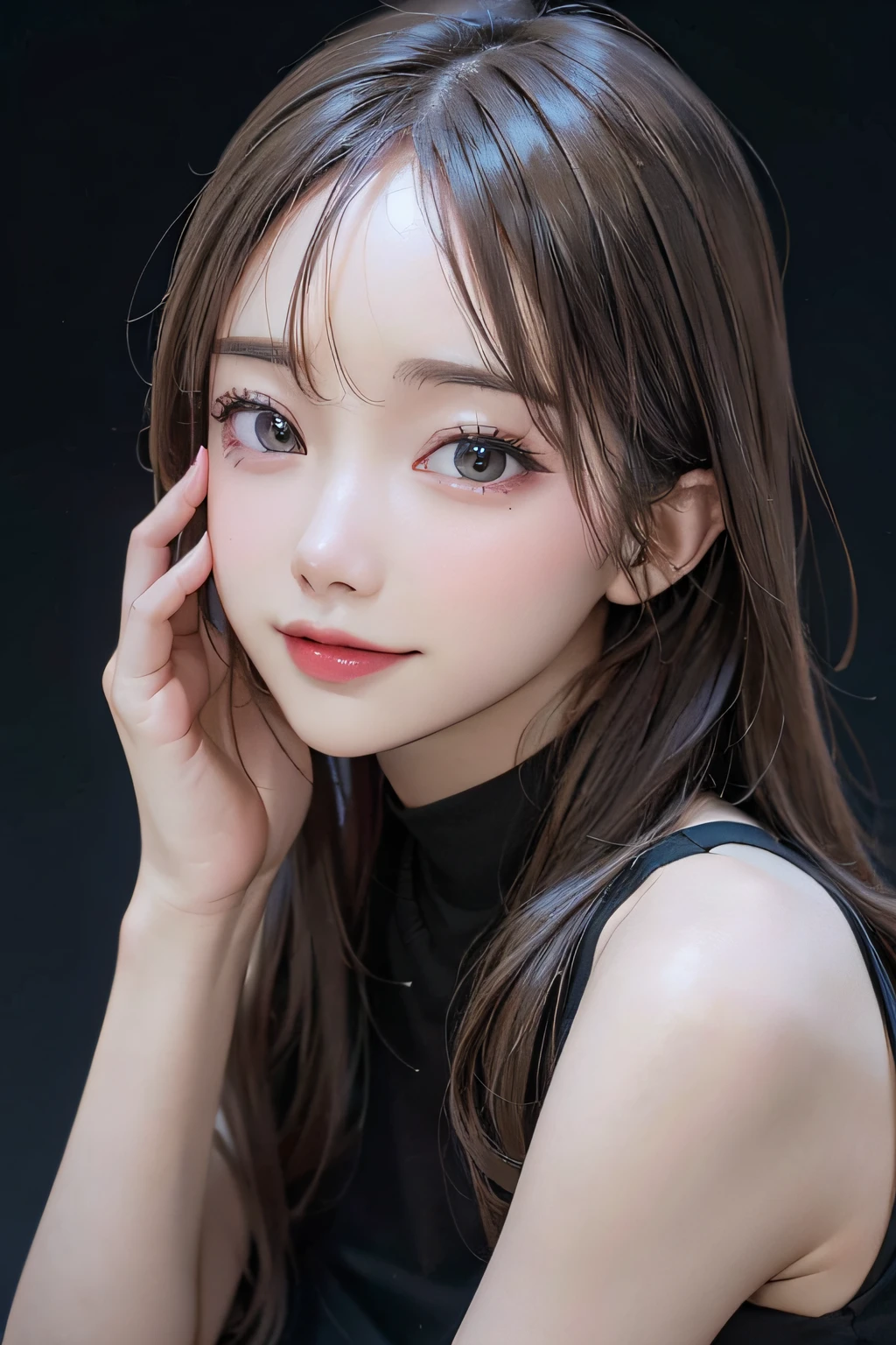 (Best Quality,4K,8K,hight resolution,masutepiece:1.2),Ultra-detailed,Realistic,Extremely detailed, Colorful tones, Soft lighting smile