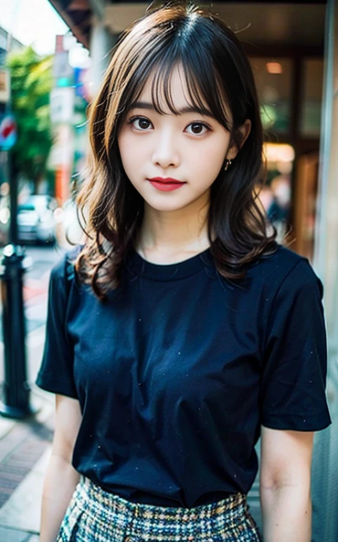 4 girls side by side, portrait of a japanese teen,(Best Quality,4K,8K,hight resolution,masutepiece:1.2),Ultra-detailed,(Realistic,Photorealistic,Photorealsitic:1.37),cute-style,dian,Dribbling High Detail 8K,Studio Lighting - V 6, Randomly cute pleated skirt,Randomly cute clothes, Random Faces, Random curly hair
