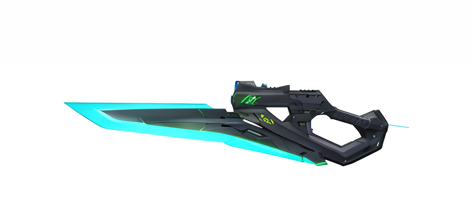There is a black and green blade,There is a green handle, sci - fi weapon, sci-fi sword, futuristic weapon, Armed with a futuristic crossbow, energy rifle, futuristic weapon shotgun, blade design, holographic blade!, laser rifles, futuristic assault rifle, futuristic gun, Weapon design, gauss rifle, pulse rifle, laser rifles, pulse rifle