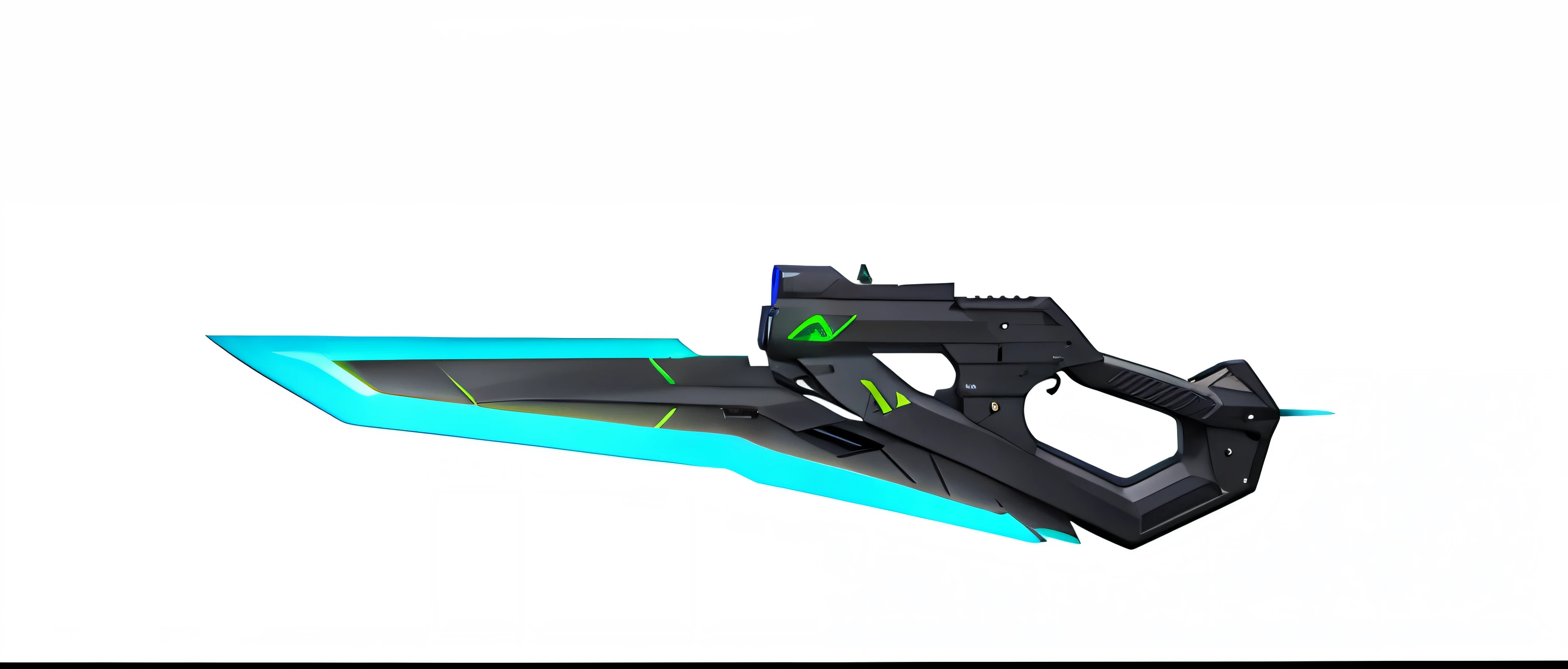There is a black and green blade,There is a green handle, sci - fi weapon, sci-fi sword, futuristic weapon, Armed with a futuristic crossbow, energy rifle, futuristic weapon shotgun, blade design, holographic blade!, laser rifles, futuristic assault rifle, futuristic gun, Weapon design, gauss rifle, pulse rifle, laser rifles, pulse rifle