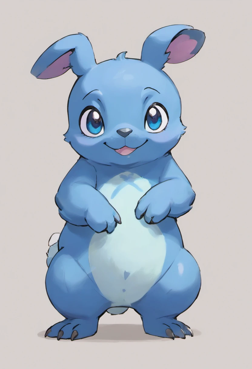 ((( by syuro ))), ((toy Bonnie \(fnaf\), rabbit, blue fur, rabbit ears )), ((view from front, from front, solo)), (((( ((hip dips)), huge hips)))), huge breasts, big nipples, puffy nipples, thick thighs, slim torso, (( ((huge penis, hyper penis, long penis, huge balls, saggy balls, foreskin, precum)) )), ((sexy pose, hands on hips, smiling, mischievous face))