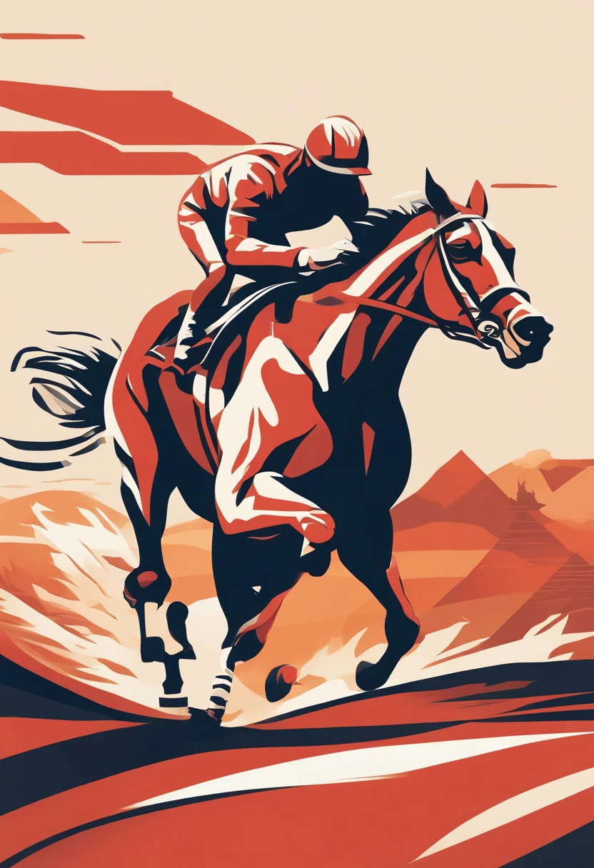 horse racing、Feeling of sprinting、Horizontal angle