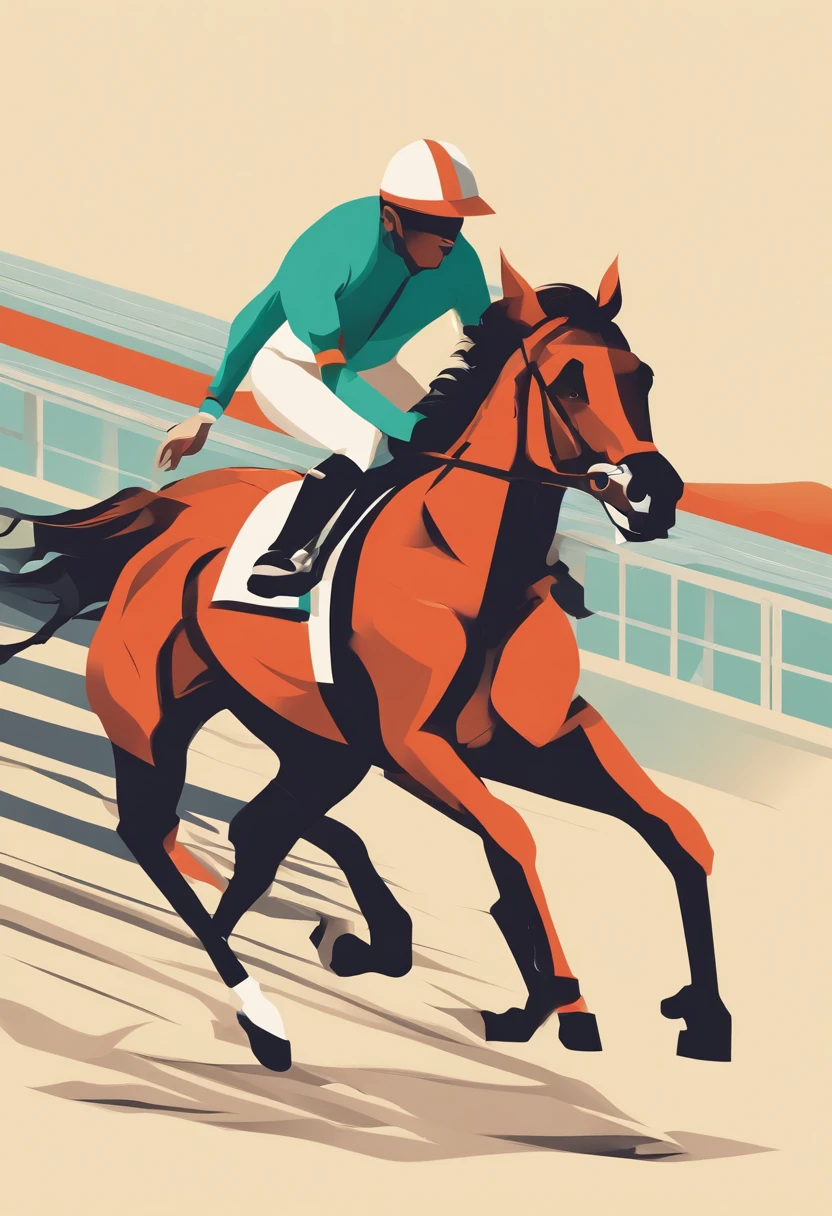 horse racing、Feeling of sprinting、Horizontal angle
