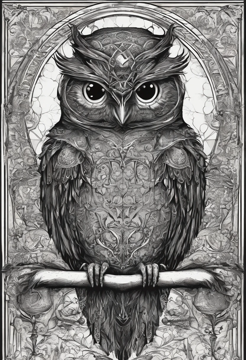 Cochon hibou en pyjama, 8k, dessins