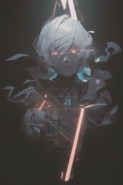 ((La mejor calidad)), ((obra maestra)), (muy detallado:1.3), ...............................................................................................................................................3D, Beautiful (cyberpunk:1.3) Mujer hacker, peinado corto,pelo corto, Volver al visor, cabello grueso, Terminal de ordenador operativo, Pantalla montada en la cabeza, computer server, Pantalla LCD, fiber optic cable, Logotipo de la empresa, HDR (High Dymanic Range), Trazado de rayos, NVIDIA RTX, Super resolution, Irreal 5, Subsoil Scatter, Textura PBR, Post-procesamiento, Anisotropic filtering, profundidad de campo, maximum sharpness and sharpness, Texturas multicapa, Albedo y Highlight Maps, Sombreado de superficies, Accurate simulation of light-material interactions, proporciones perfectas, Renderizado de octanaje, duotone lighting, ISO bajo, balance de blancos, Regla de los tercios, amplia apertura, 8K RAW, efficient sub-pixels, sub-pixel convolution, glow particles, dynamic  pose