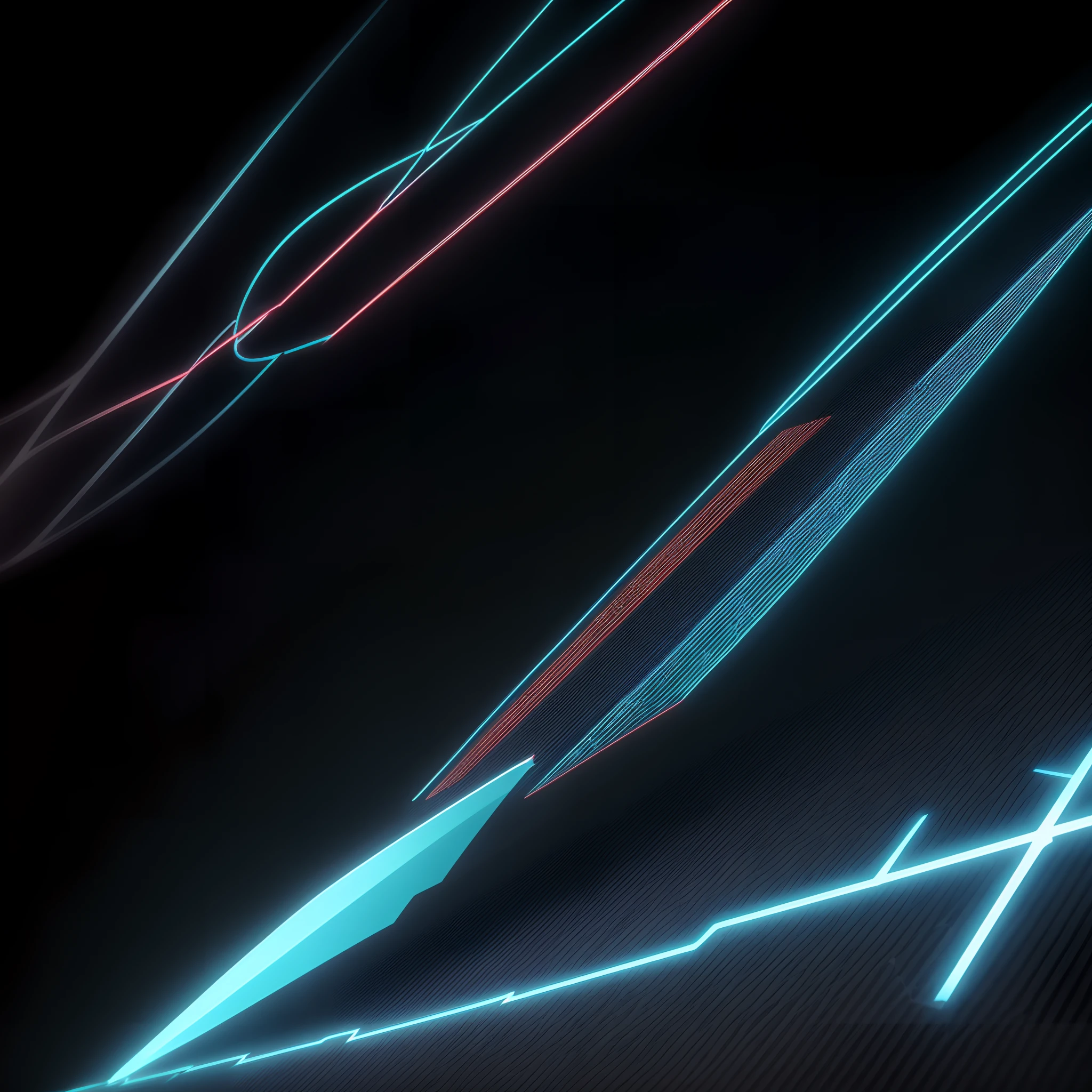 Engaging 3D visualization featuring stunning graphs、glinting