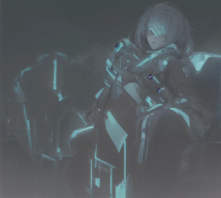 ((La mejor calidad)), ((obra maestra)), (muy detallado:1.3), ...............................................................................................................................................3D, Beautiful (cyberpunk:1.3) Mujer hacker, peinado corto,pelo corto, Volver al visor, cabello grueso, Terminal de ordenador operativo, Pantalla montada en la cabeza, computer server, Pantalla LCD, fiber optic cable, Logotipo de la empresa, HDR (High Dymanic Range), Trazado de rayos, NVIDIA RTX, Super resolution, Irreal 5, Subsoil Scatter, Textura PBR, Post-procesamiento, Anisotropic filtering, profundidad de campo, maximum sharpness and sharpness, Texturas multicapa, Albedo y Highlight Maps, Sombreado de superficies, Accurate simulation of light-material interactions, proporciones perfectas, Renderizado de octanaje, duotone lighting, ISO bajo, balance de blancos, Regla de los tercios, amplia apertura, 8K RAW, efficient sub-pixels, sub-pixel convolution, glow particles, dynamic pose