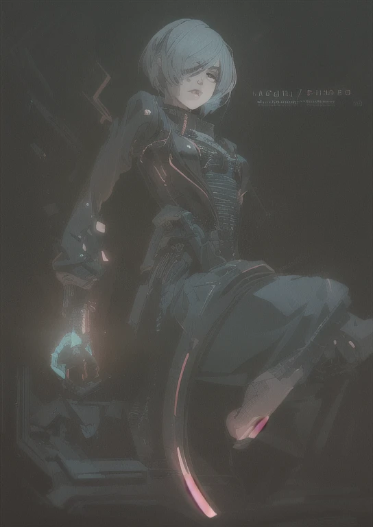 ((La mejor calidad)), ((obra maestra)), (muy detallado:1.3), ...............................................................................................................................................3D, Beautiful (cyberpunk:1.3) Mujer hacker, peinado corto,pelo corto, Volver al visor, cabello grueso, Terminal de ordenador operativo, Pantalla montada en la cabeza, computer server, Pantalla LCD, fiber optic cable, Logotipo de la empresa, HDR (High Dymanic Range), Trazado de rayos, NVIDIA RTX, Super resolution, Irreal 5, Subsoil Scatter, Textura PBR, Post-procesamiento, Anisotropic filtering, profundidad de campo, maximum sharpness and sharpness, Texturas multicapa, Albedo y Highlight Maps, Sombreado de superficies, Accurate simulation of light-material interactions, proporciones perfectas, Renderizado de octanaje, duotone lighting, ISO bajo, balance de blancos, Regla de los tercios, amplia apertura, 8K RAW, efficient sub-pixels, sub-pixel convolution, glow particles, dynamic pose