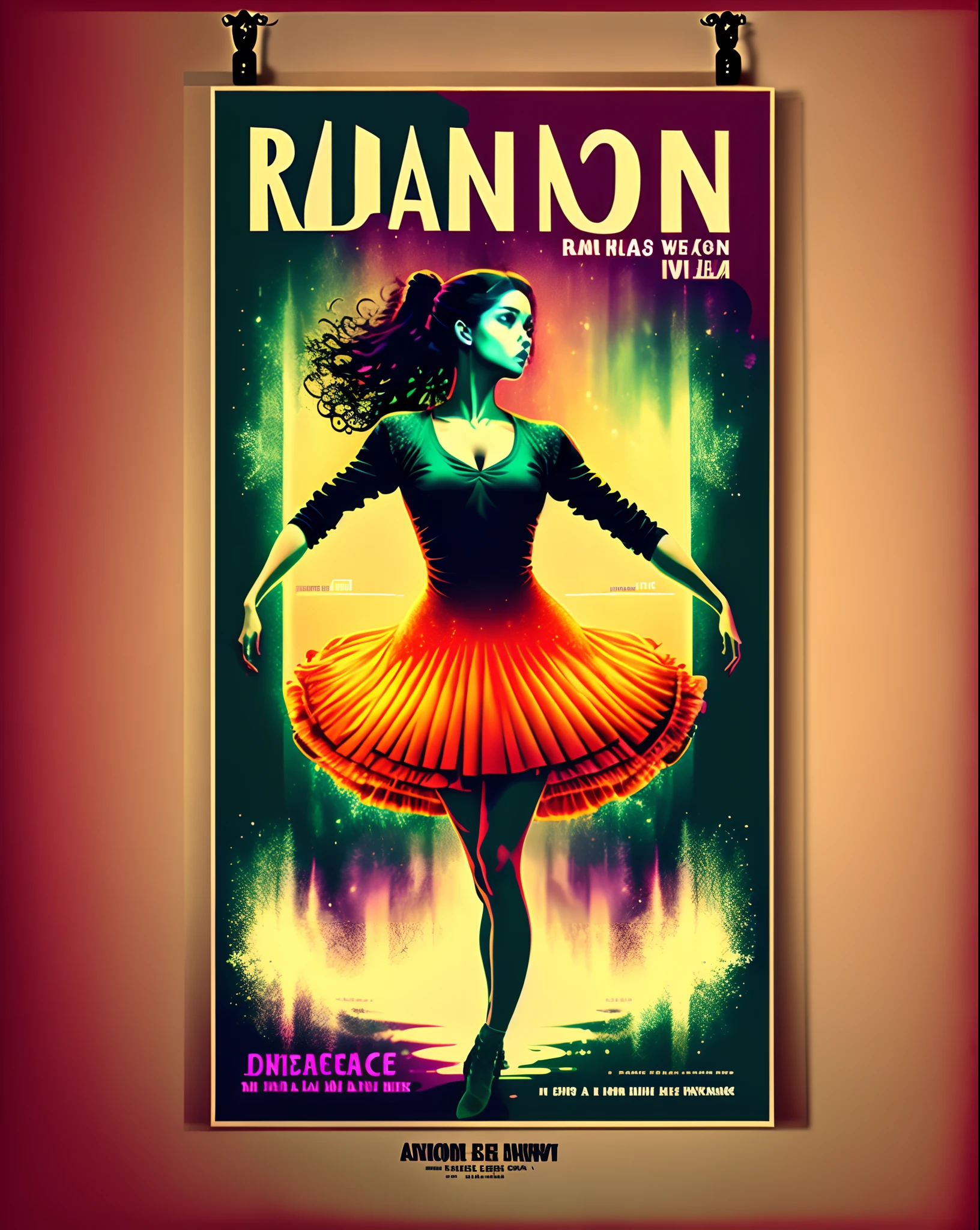 random dance poster
