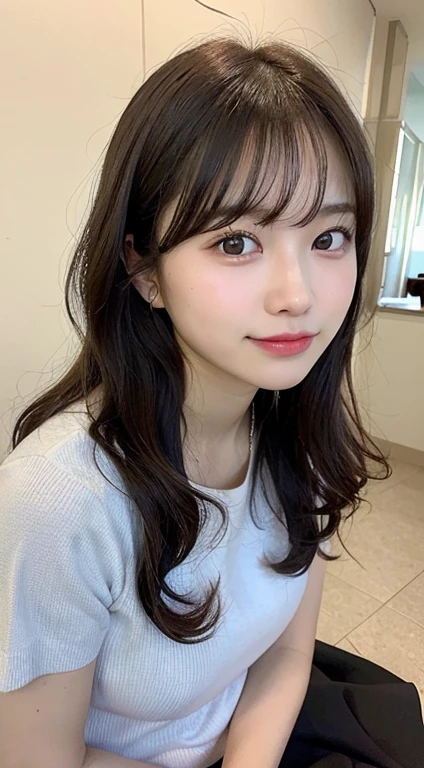 Group photo of three close friends, portrait of a japanese ,(Best Quality,4K,8K,hight resolution,masutepiece:1.2),Ultra-detailed,(Realistic,Photorealistic,Photorealsitic:1.37),cute-style,dian,Dribbling High Detail 8K,Studio Lighting - V 6, Random cute pleated skirt,Randomly cute clothes, Random Faces, Random curly hair, bangss, bare-legged