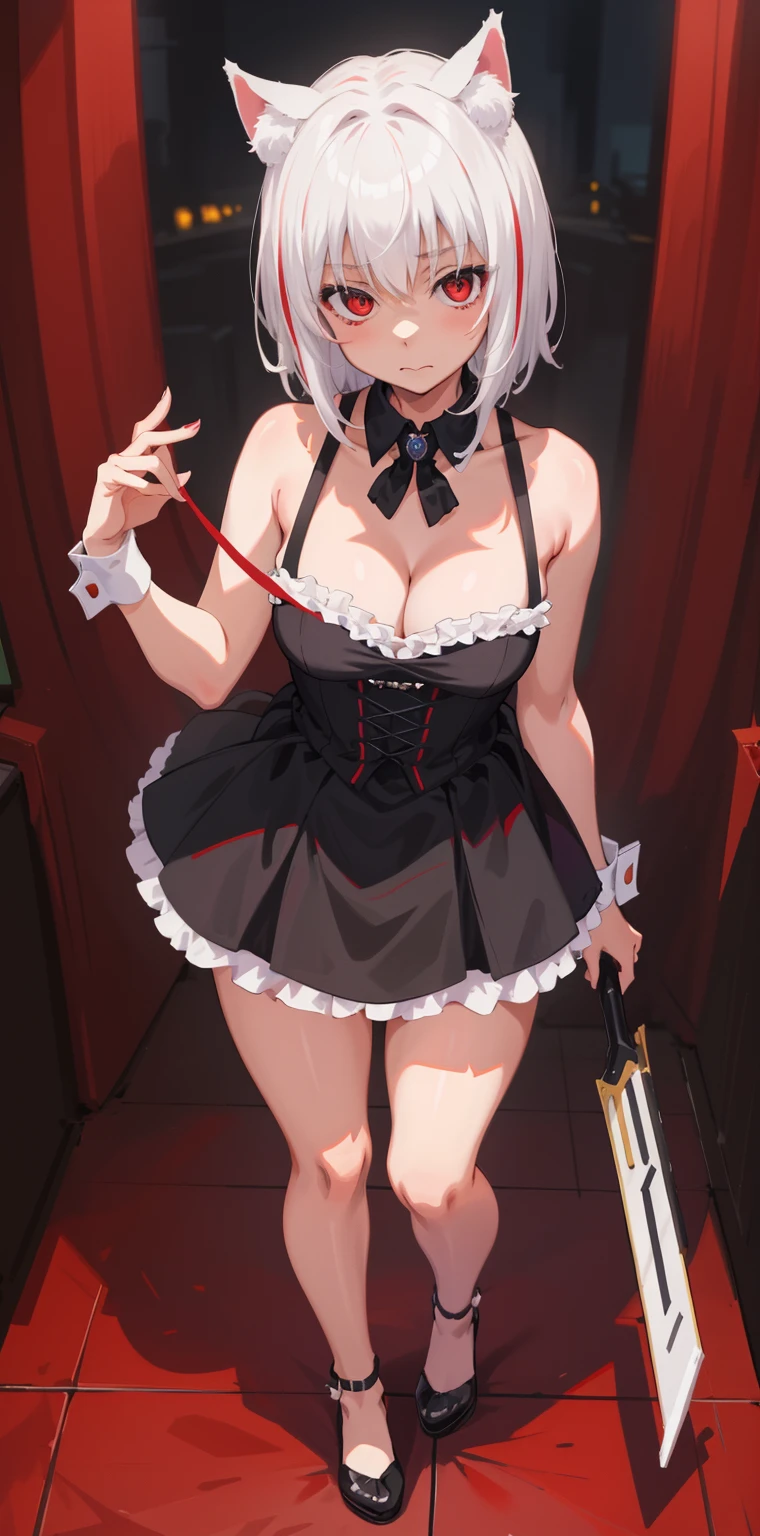 A girl,Long hair, bangs, Red Hair, Hair between the eyes, s eyes:(1.5), (breast:1.2),
rest clavicle, Wedding dress,Veil,wedding,Red Dress,Flowers,The skirt is broken,Black socks,Black knee socks,Black gloves,Long boots,Cleavage,breast,,
Looking at the audience, whole body,
indoors, church,permanent,permanent,Smile,With one eye closed,
rest (masterpiece:1.2), best quality, high resolution, 8k wallpaper, (illustration:0.8), (Beautiful and delicate eyes:1.6), Extremely detailed face, Perfect lighting, Extremely detailed CG, (Perfect hands, Perfect anatomical structure),