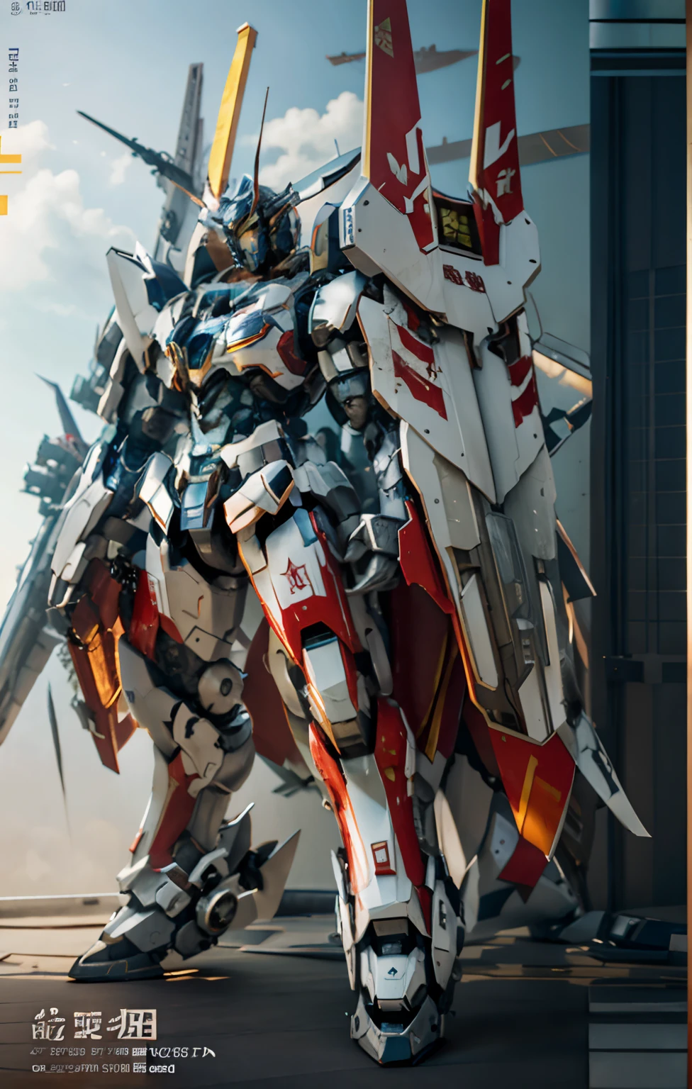 Handsome mecha face