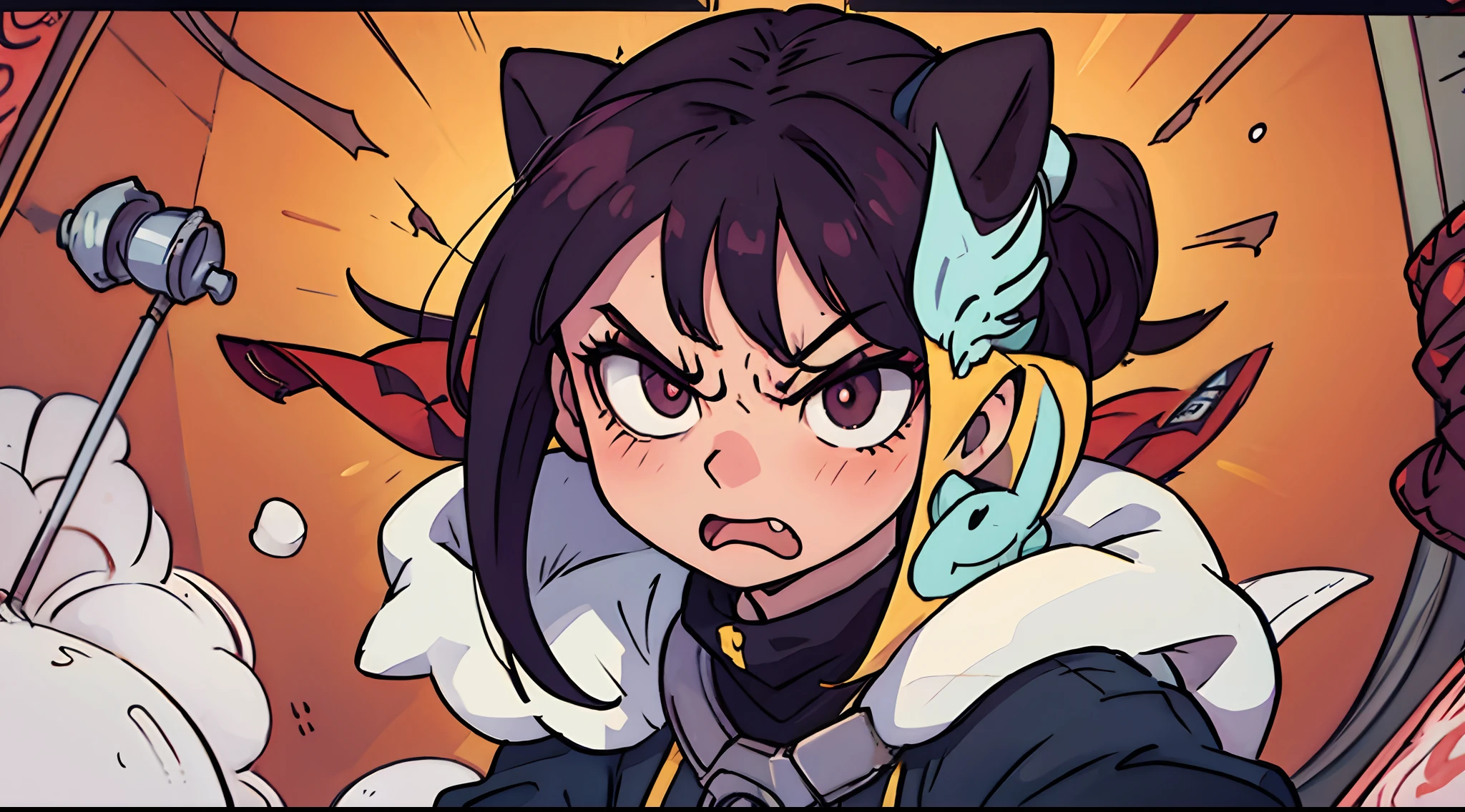  angry in anime style --auto --s2