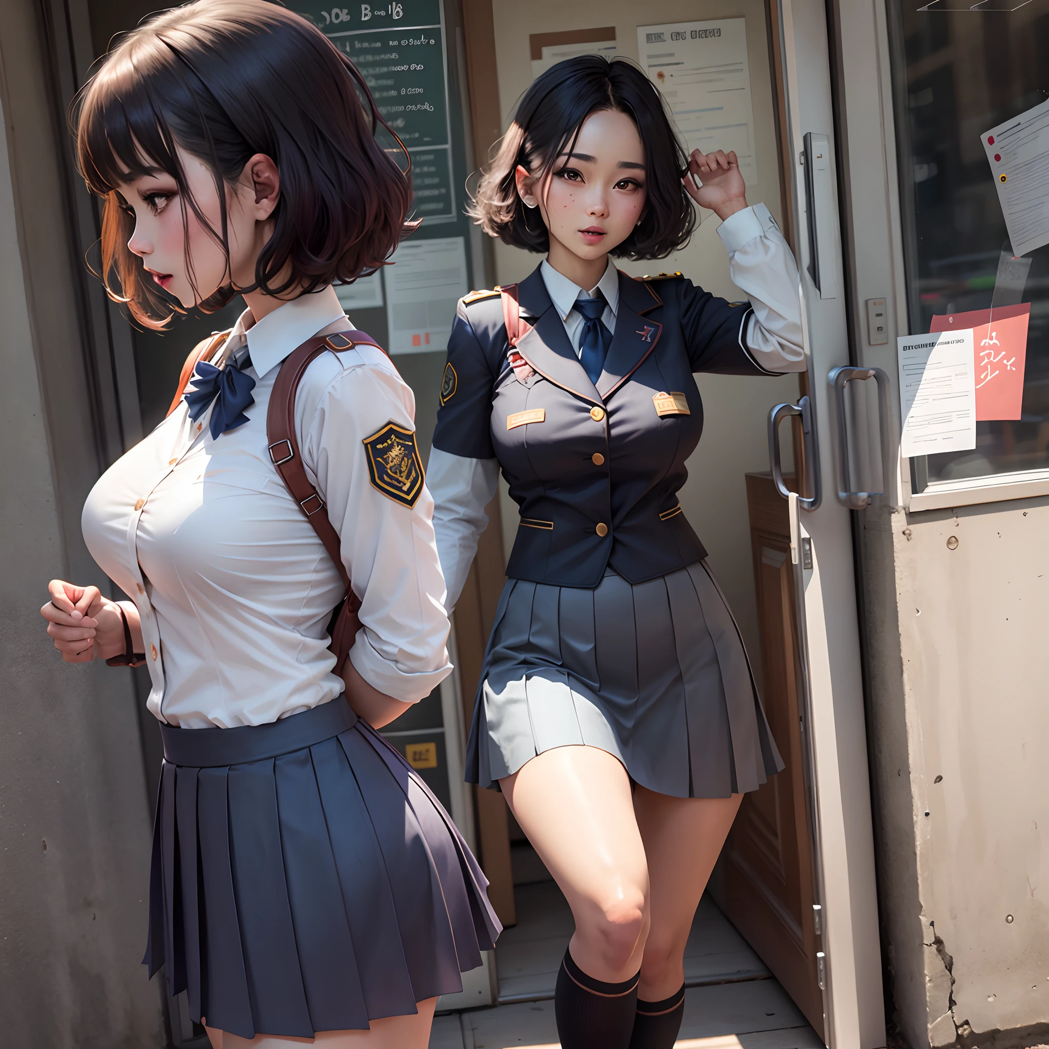 JK Bob Skirt Uniform Breasts