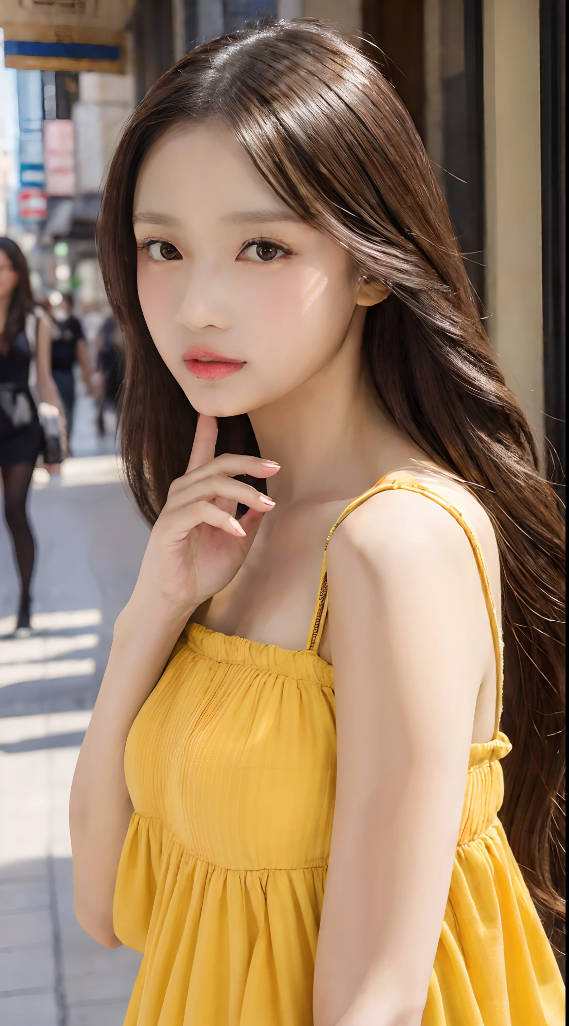 (((Shoot from below:1.3)))、(FULL BODYSHOT:1.4)、(standing:1.4),(Anyway cute girl)、(Small face)、(Looking at the camera)、(solo)、(hyperrealistic), (illustration), (high resolution), (8K), (extremely detailed), (best illustration), (beautiful detailed eyes), (best quality), (super detailed), (masterpiece), (wallpaper), (detailed face),(((one girls)))、(((looking at viewer:1.2)))、25-years old、(FULL BODYSHOT)、(kindly smile:1.4)、(Friendly smile:1.4)、(innocent smiles:1.4)、(Big eyes)、(二重まぶた)、(((Brightly colored bodycon dress))),((((in amusement park)))、((top-quality、8K、​masterpiece:1.3))、(Hairstyle Casual)、Costumes in colorful colors、25-years old、(Showing panties to the camera)、(beautiful and long legs:1.2)),(((Beautiful shoes:1.2)))、(超A high resolution:1.2),(huge tit:1.2)、(Pale skin:1.2),(Bright illumination)