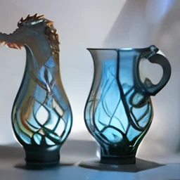 Clear glass，Dragon culture