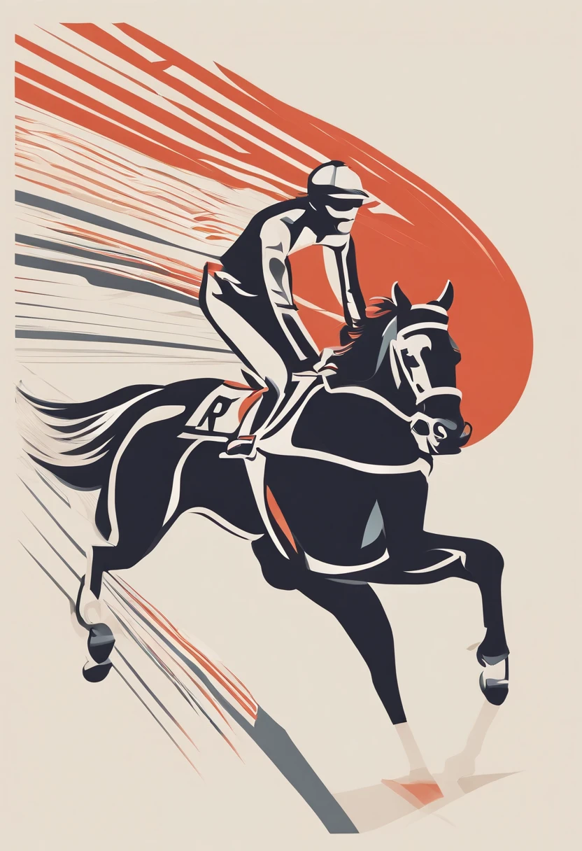 Horse racing、It features a simple、Feeling of sprinting、Horizontal angle、Fashionable、Ferrari、Delicate。、simple