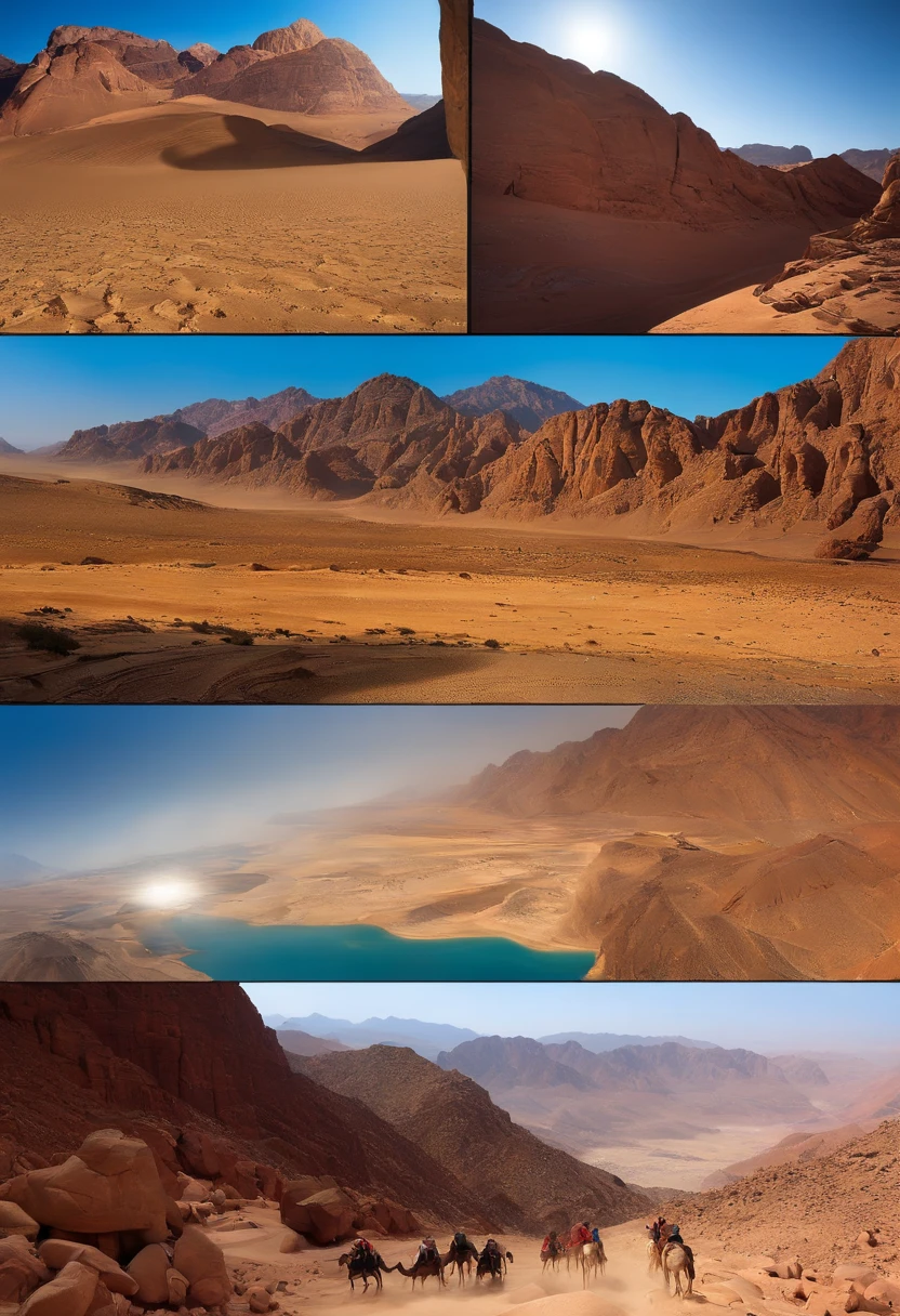 The Exodus of Moses、Singh's Wilderness、A desert、A desert、Mount Sinai、Mount Sinai、Mount Sinai、sinai mountain、sinai mountain