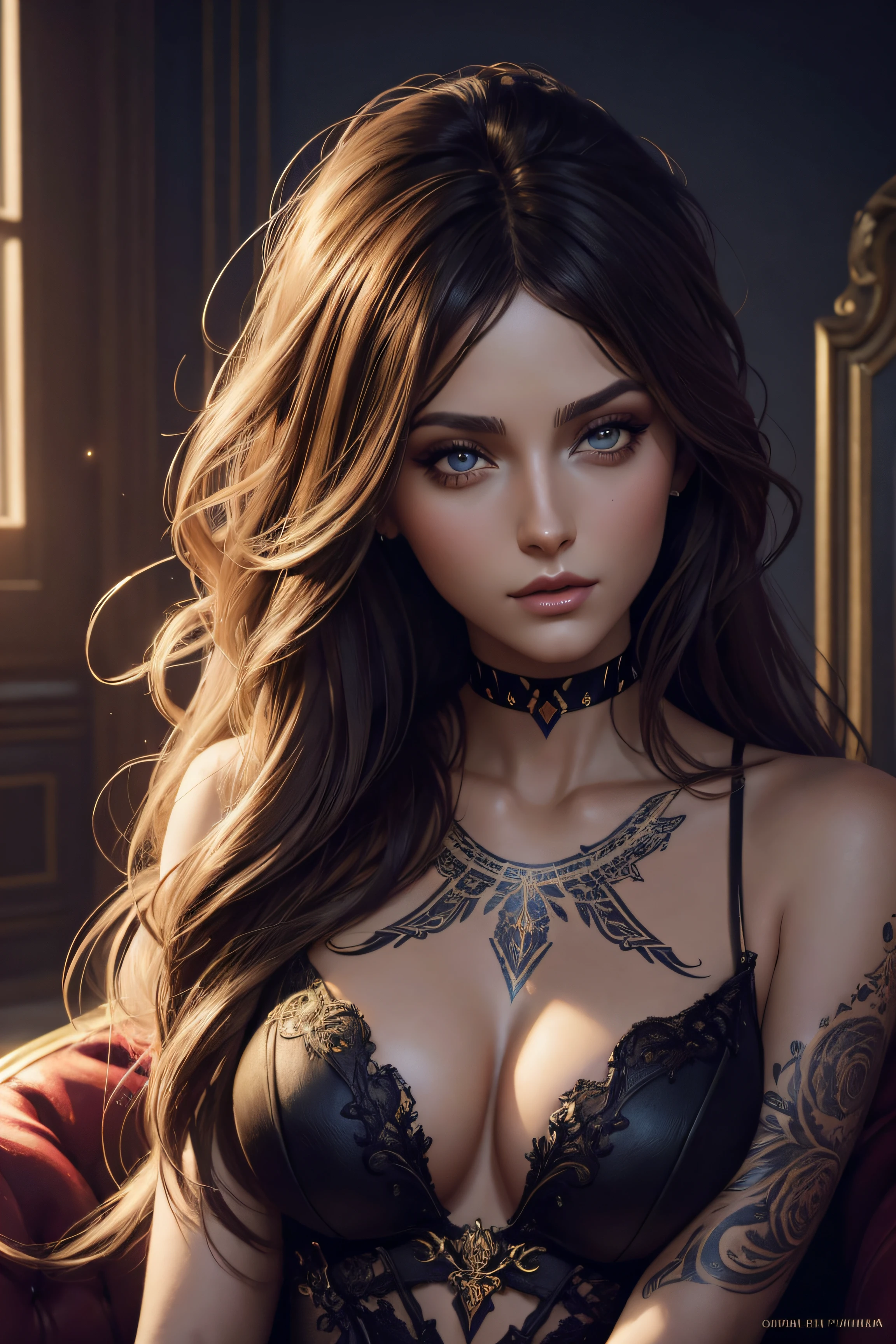 Paris Jackson, sexy clothes, character portrait, 4 9 9 0 s, long hair, intricate, elegant, highly detailed, digital painting, artstation, concept art, smooth, sharp focus, illustration, art by wlop, charlie bowater and alexandra fomina