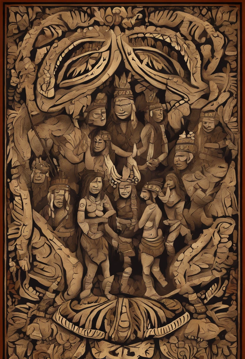 primitive people living in caves